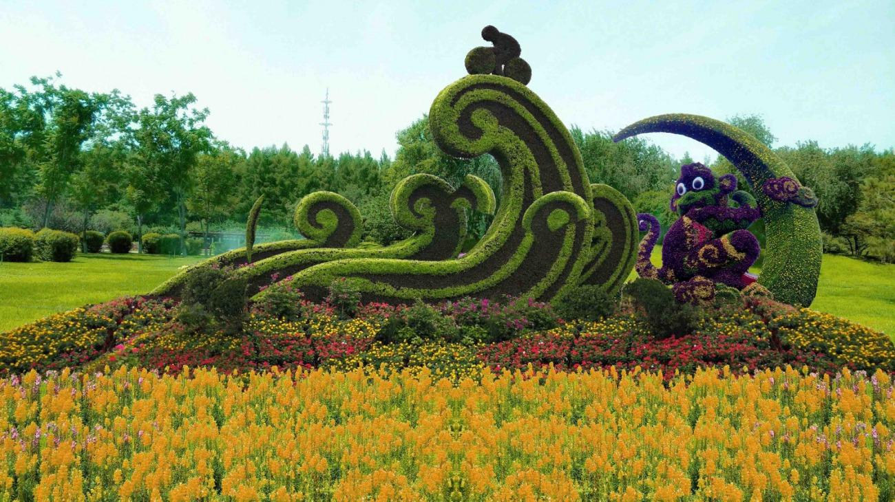 景区绿雕